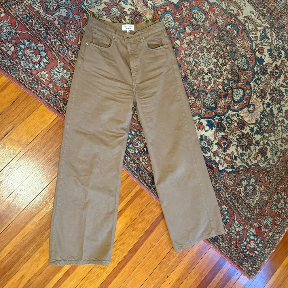 Reformation Cary High Rise Slouchy Wide Leg Jeans size 28